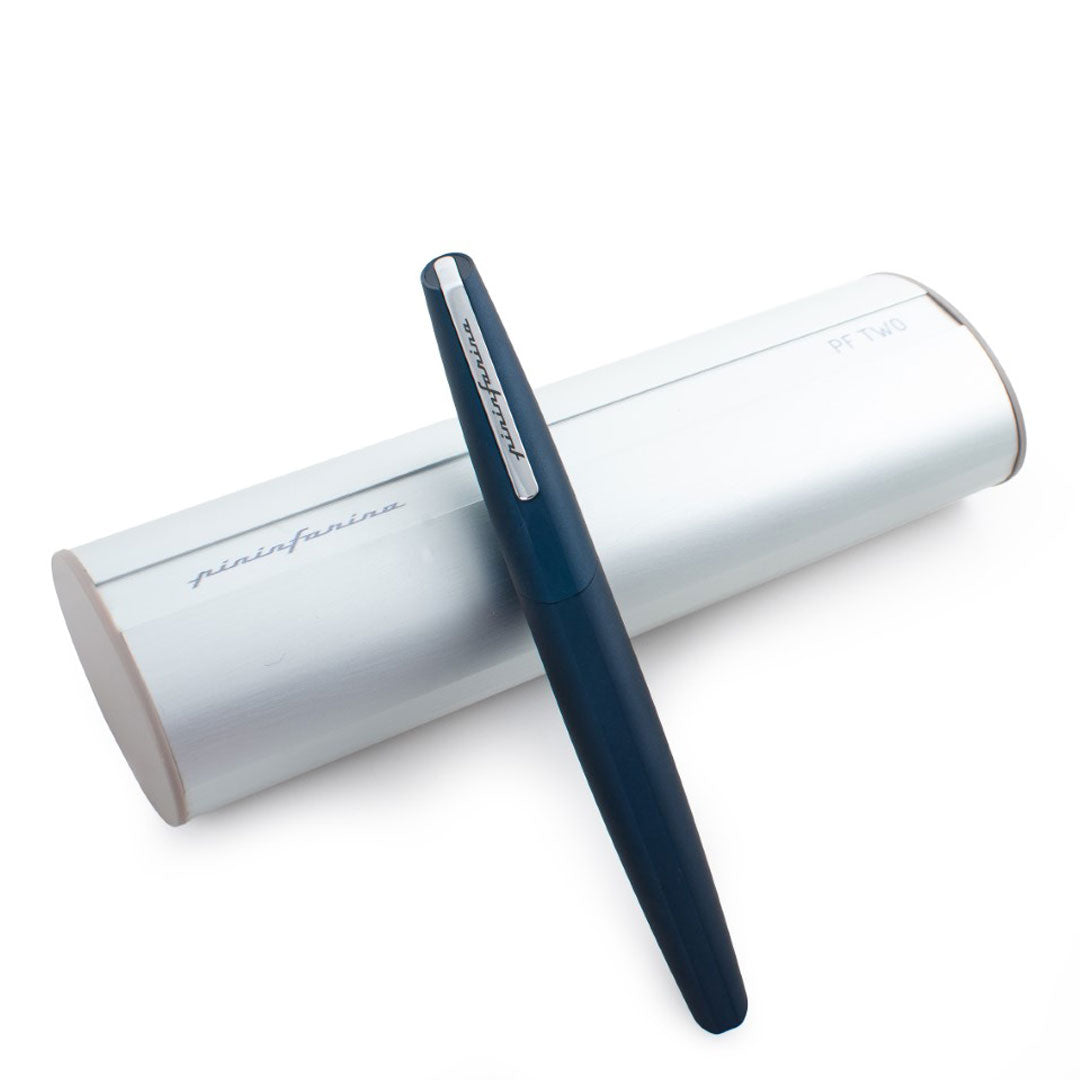 Pininfarina | Pf Two | Fountain Pen | Dark Blue | Bold Nib