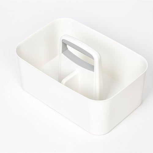 Litem | Portable Storage Organiser | Cool Grey & Ivory | Porta Grande | For Office Home & Kitchen