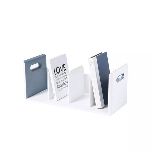 Litem | Book Rack | 4 Compartments | Organizer| Navy |Roomax