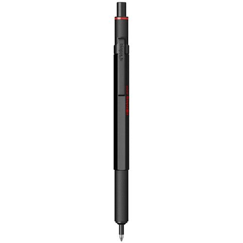 Rotring | 600 Series | Black 1.0mm Ball Pen | Metal Body | Non-Slip | Metal Knurled Grip