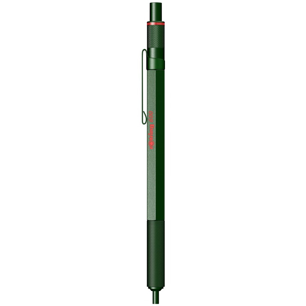 Rotring | 600 Series | Green 1.0mm Ball Pen | Metal Body | Non-Slip | Metal Knurled Grip