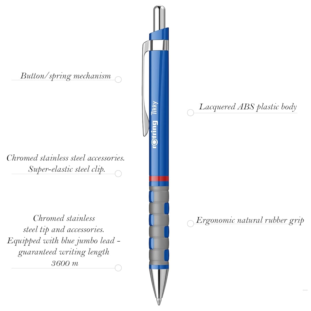 Rotring Tikky | Ball Point Pen | Blue | Ink 1.0mm