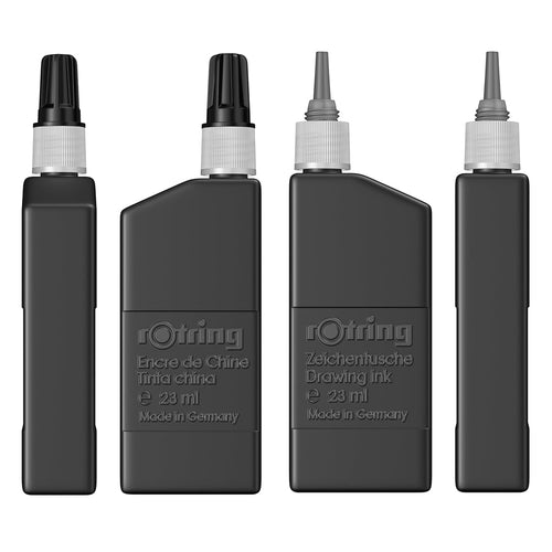 Rotring | Isograph | Drawing Ink | 23 ml | Bottle | Black