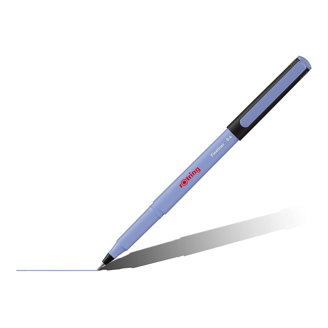 Rotring | Liner Fineliner Pens | Assorted Colours | Pack of 4 Pieces | 0.4mm
