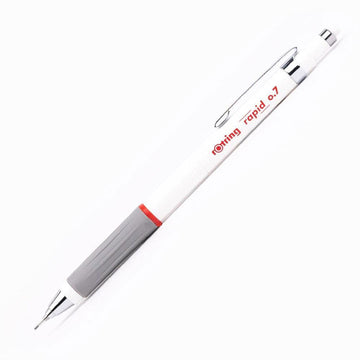 Rotring | Rapid | Mechanical Pencil | Triangular Grip | 0.7mm | White