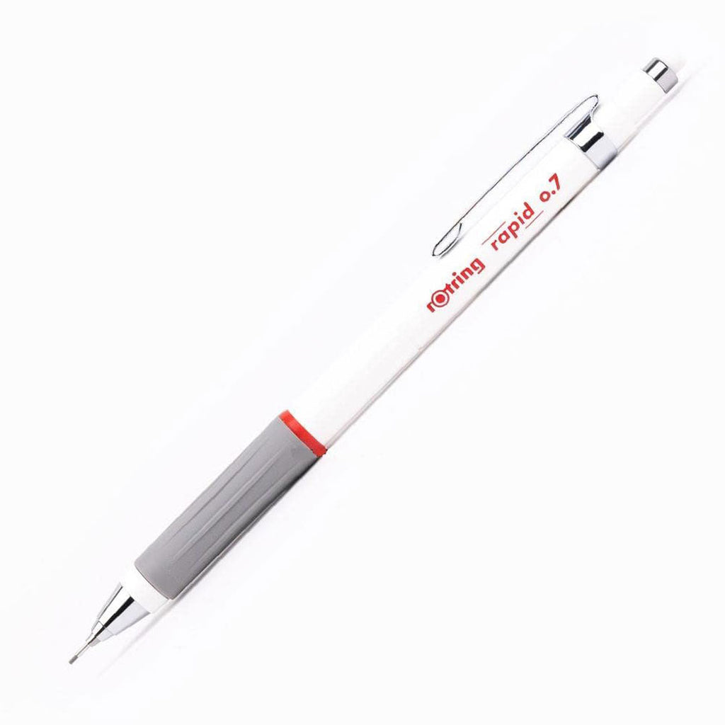 Rotring | Rapid | Mechanical Pencil | Triangular Grip | 0.7mm | White