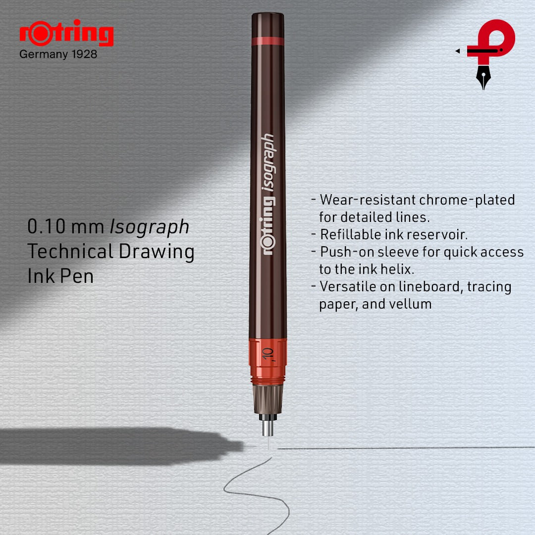 Rotring | Technical Drawing Pen | Isograph | 0.18mm