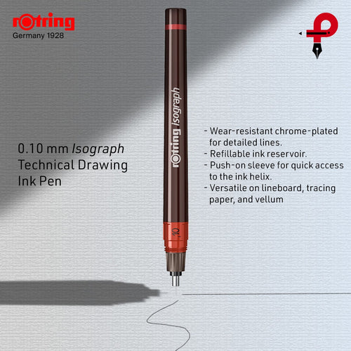 Rotring | Technical Drawing Pen | Isograph | 0.18mm
