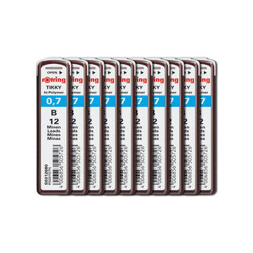 Rotring | Tikky | 0.7MM | B Replacement Leads | Pack of 10