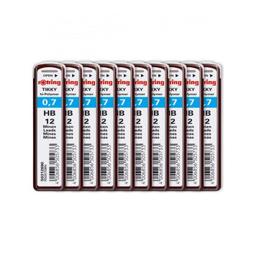 Rotring | Tikky | 0.7MM | HB Replacement Leads | Pack of 10