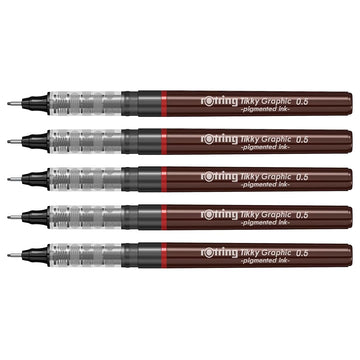 Rotring | Tikky | Graphic Fineliner Set | 0.5mm - penpencilink