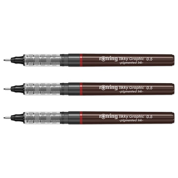 Rotring | Tikky | Graphic Fineliner Set | 0.5mm - penpencilink