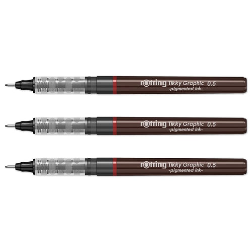 Rotring | Tikky | Graphic Fineliner Set | 0.5mm - penpencilink