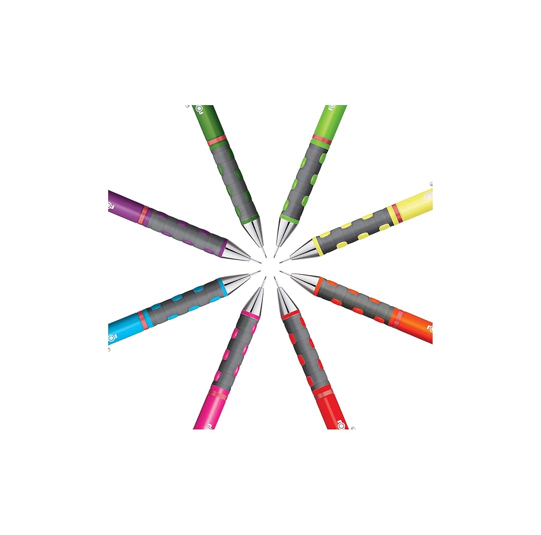 Rotring | Tikky | Mechanical Pencil | 0.7mm | Triangular Ergonomic Grip | Purple