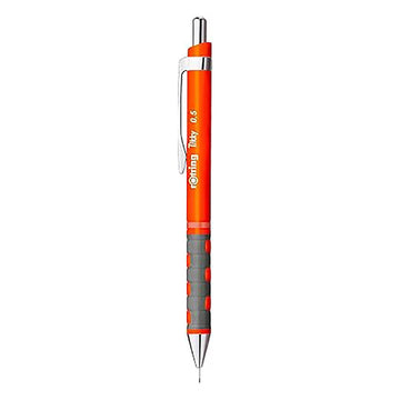 Rotring | Tikky Red Orange Barrel | Mechanical Graphite Pencil | 0.5mm