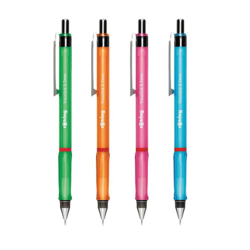 Rotring | Visuclick | 0.7mm | Mechanical Pencil | Orange | 24 HB Leads