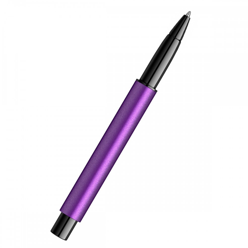 Scrikss | Carnival | Roller Ball Point Pen | Matte Satin Purple | 0.7mm - penpencilink
