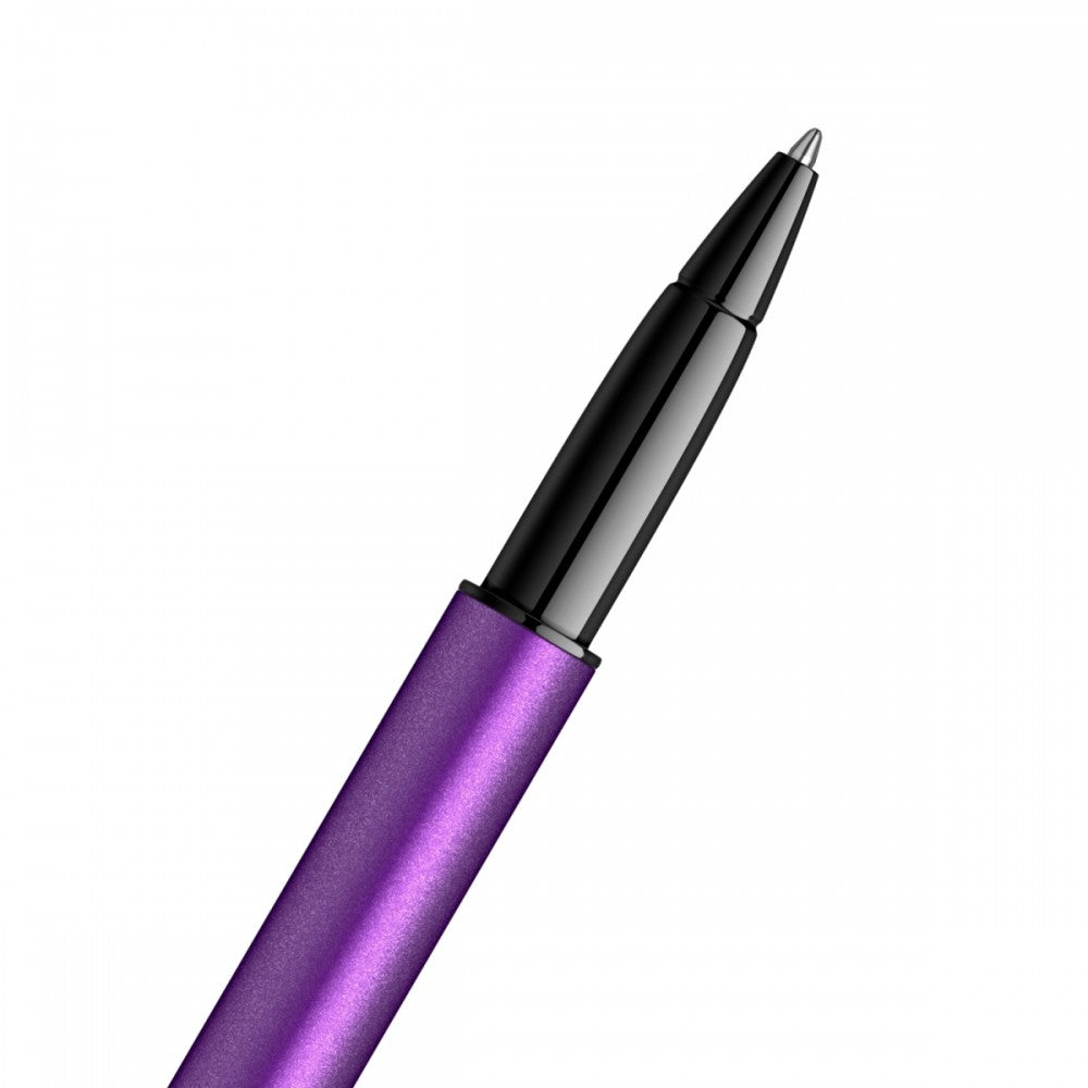 Scrikss | Carnival | Roller Ball Point Pen | Matte Satin Purple | 0.7mm - penpencilink
