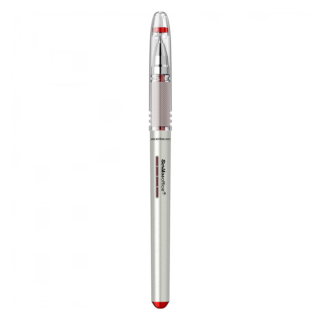 Scrikss | Fitt Gel Pen | Rollerball Pen 0.7 | Box Of 12 | Red
