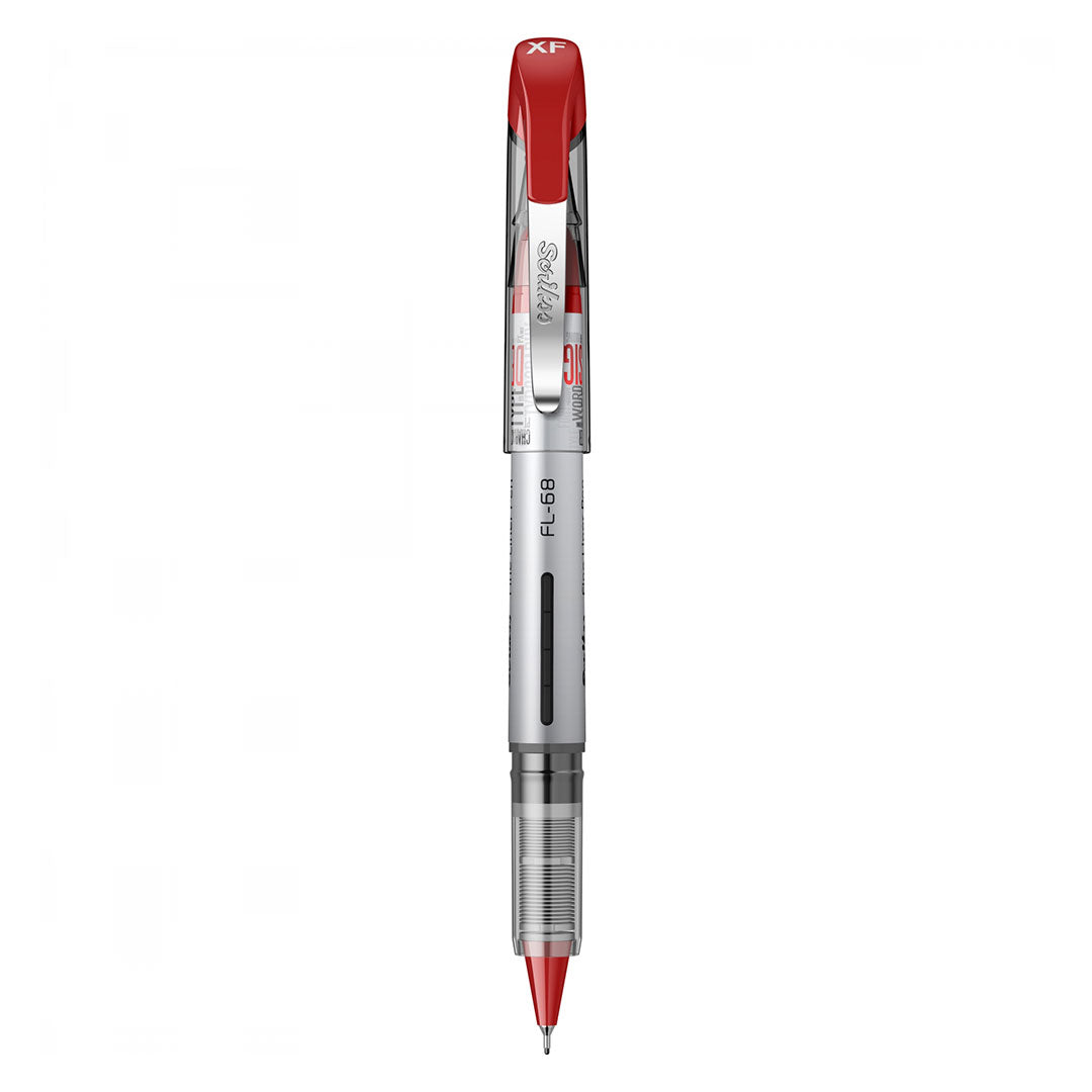 Scrikss | Fl-68 | Fineliner 0.6mm | Box Of 12 | Red