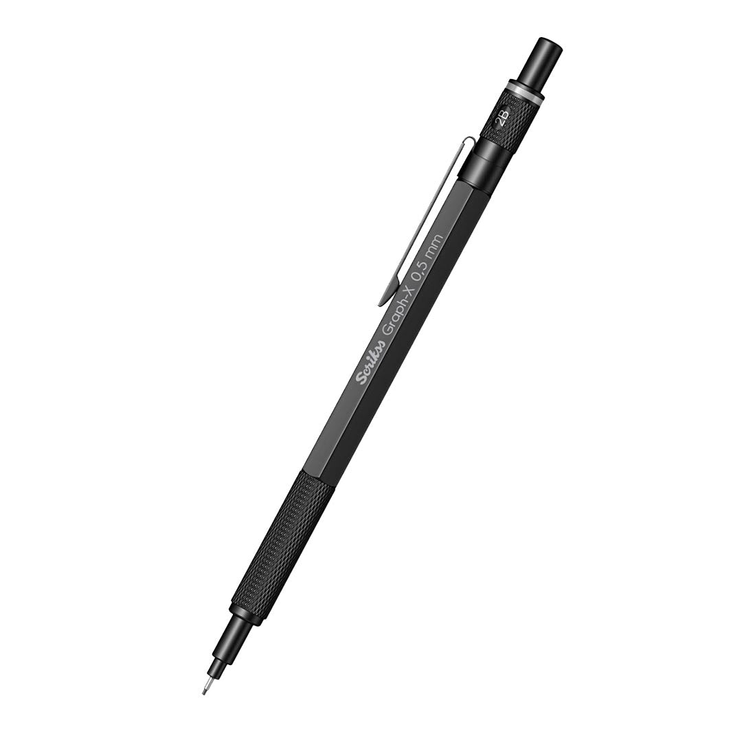 Scrikss Graph-X 0.5mm Mechanical Pencil | Matte Black