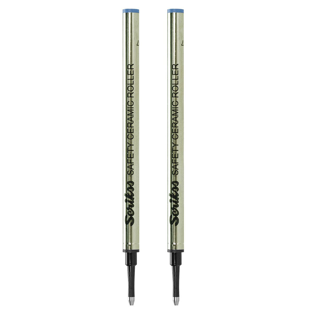 Scrikss | Heritage | Rollerball Pen Refill | Pack Of 2 | Black