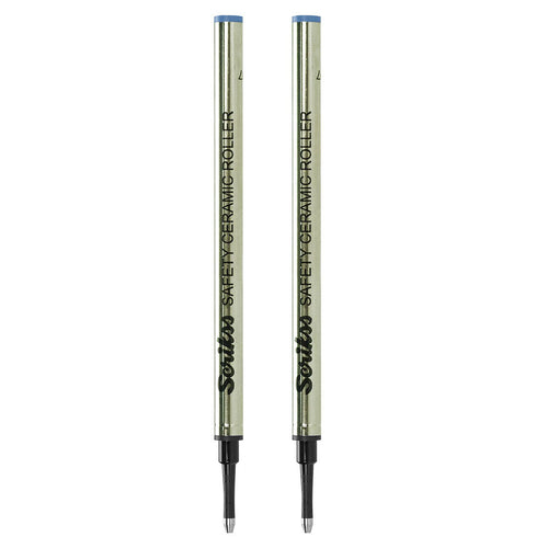 Scrikss | Heritage | Rollerball Pen Refill | Pack Of 2 | Black