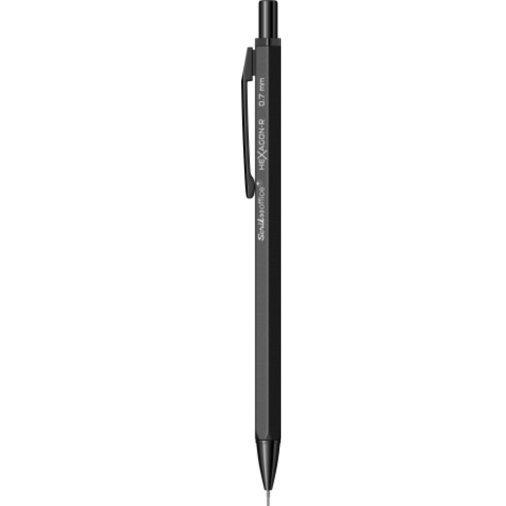 Scrikss Hexagon-R 0.7mm Mechanical Pencil - Black
