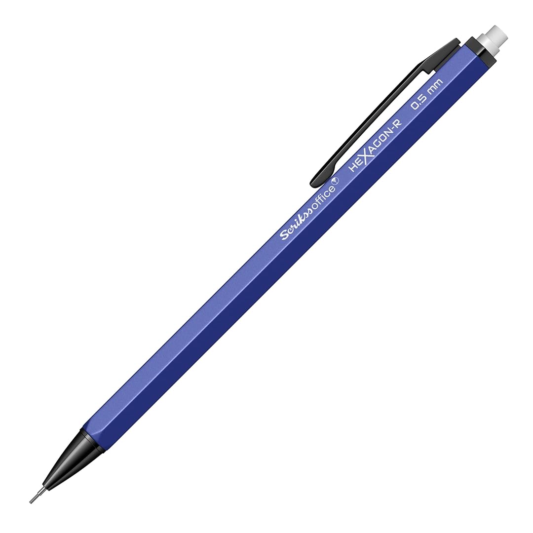 Scrikss Hexagon-R 0.5mm Mechanical Pencil - Dark Blue