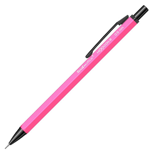 Scrikss Hexagon-R 0.5mm Mechanical Pencil - Neon Pink