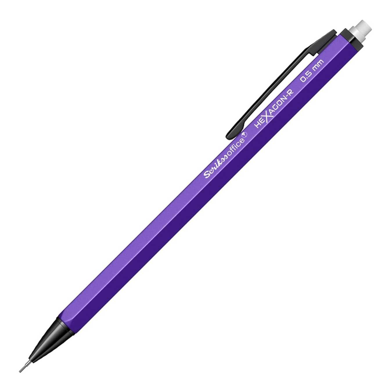 Scrikss | Hexagon-R | Mechanical Pencil | 0.5mm | Purple