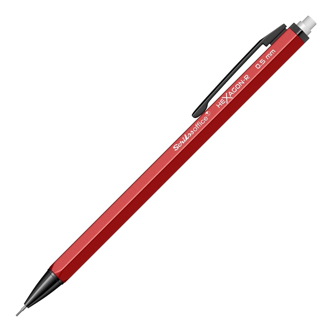 Scrikss Hexagon-R 0.5mm Mechanical Pencil - Red