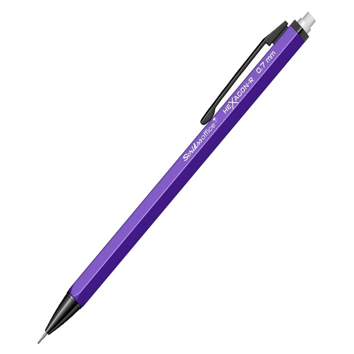 Scrikss | Hexagon-R | Mechanical Pencil | 0.7mm | Purple
