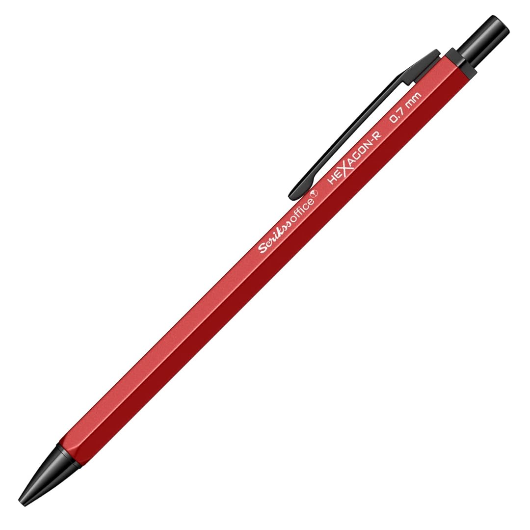 Scrikss Hexagon-R 0.7mm Mechanical Pencil - Red