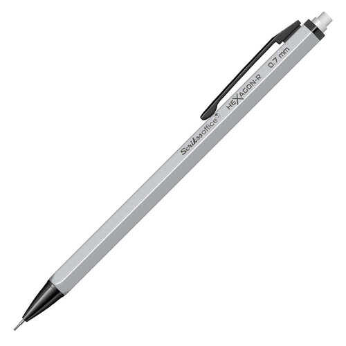 Scrikss Hexagon-R 0.7mm Mechanical Pencil - Silver