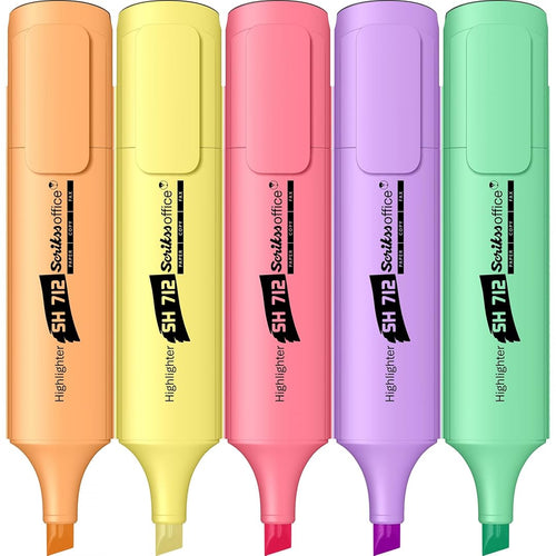 Scrikss | Highlighter Pen | Chisel Tip | Colored Pen Set