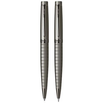 Scrikss Honour 38 Ball Point & Mechanical Pencil Set | Carbon Grey