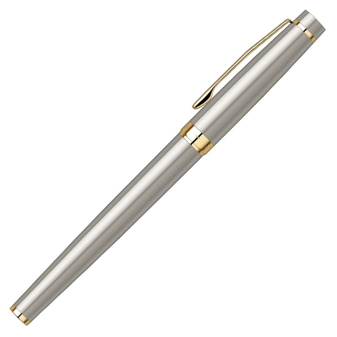 Scrikss | Honour 38 | Brass Body with Gold Plated | Fountain Pen | Grey