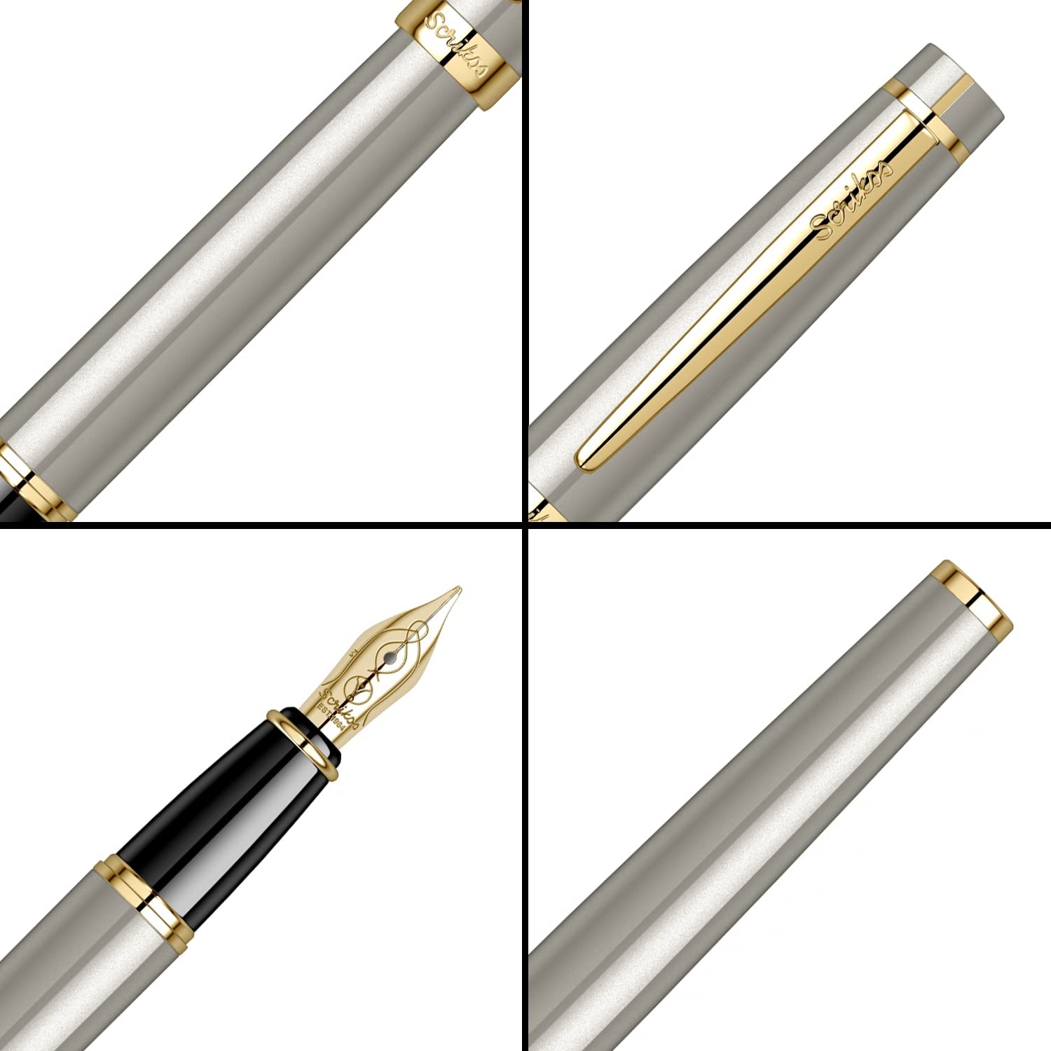 Scrikss Honour 38 Fountain Pen – Satin GT