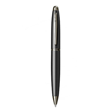 Scrikss | Knight | Matte Black | Ball Point Pen | Titanium Trims | Twist Mechanism
