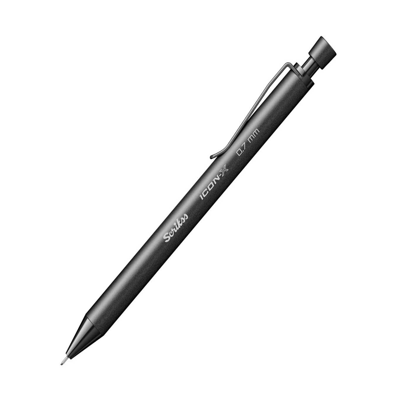Scrikss | Mechanical Pencil | Icon-x | 0.7mm | Matte Black