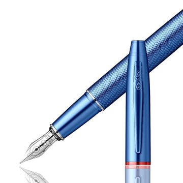 Scrikss | Noble 35 | Fountain Ink Pen | Medium Nib  | Blue