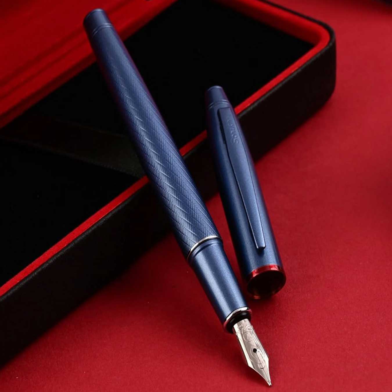 Scrikss Noble 35 Medium nib Fountain Pen - Blue