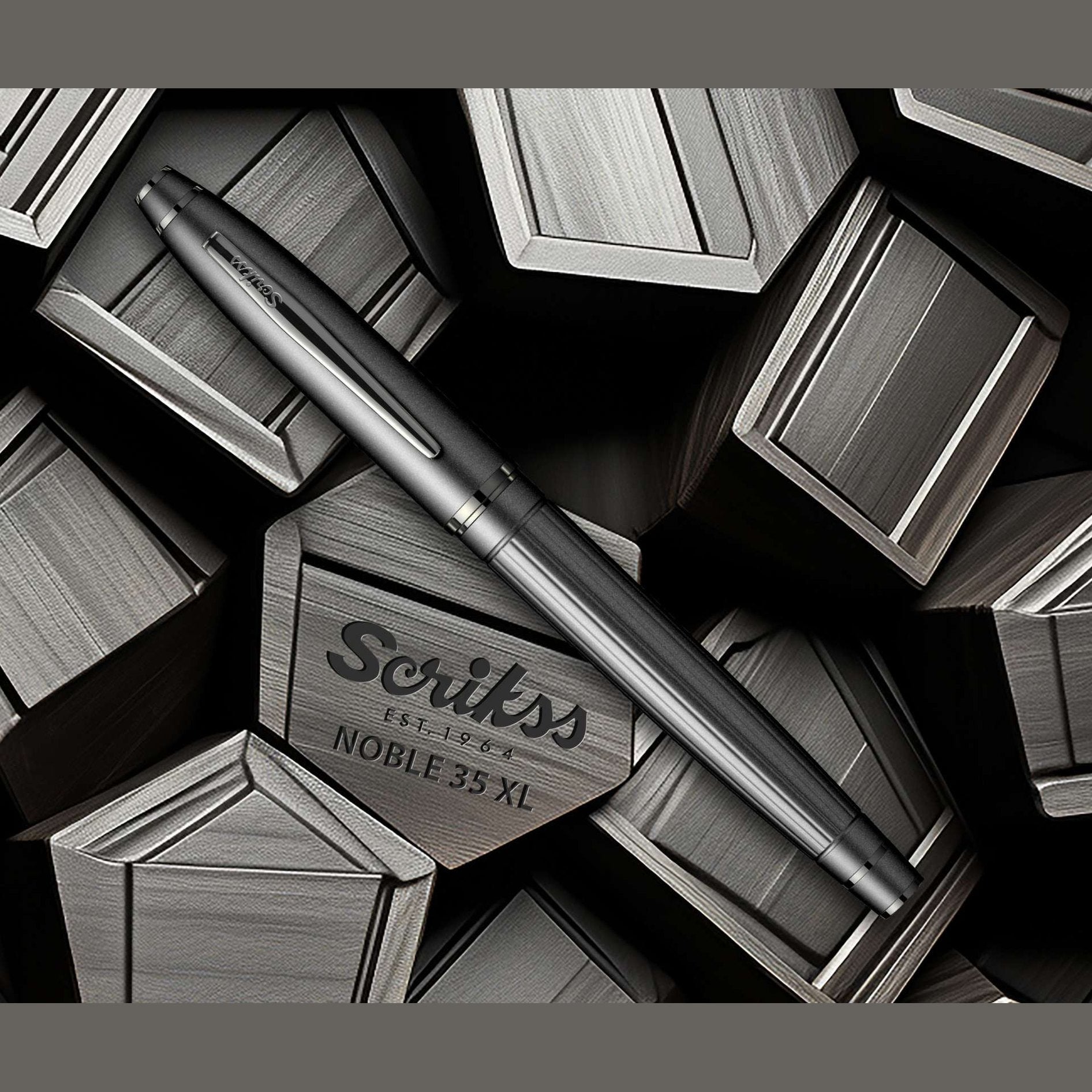 Scrikss Noble 350 Rollerball Pen |  Anthracite
