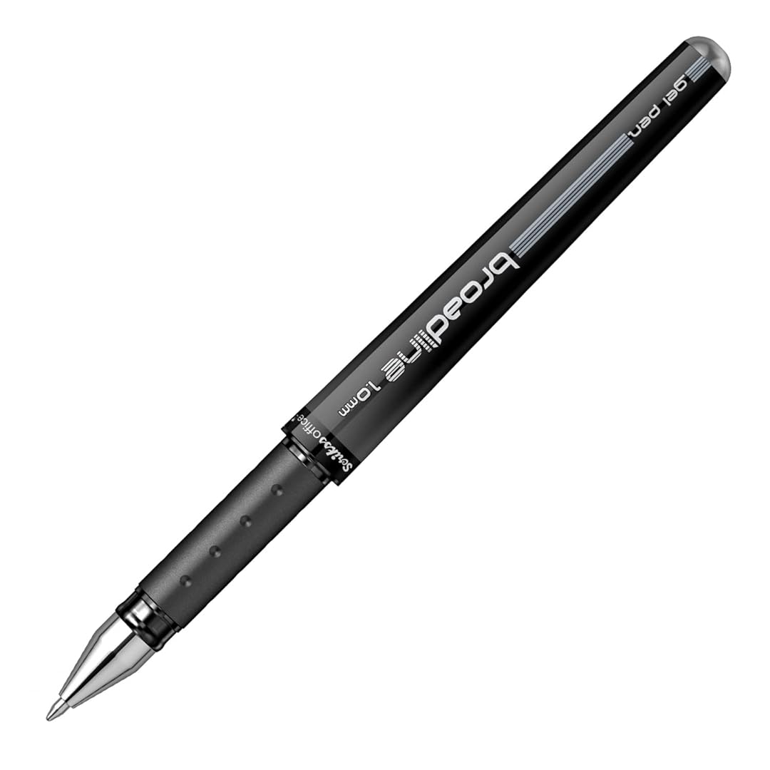 Scrikss | Office Broadline | 1.0mm | Gel Pen | Black | Pack Of 12
