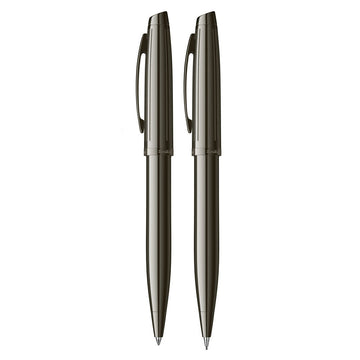 Scrikss Oscar 39 Ballpoint Pen & Mechanical Pencil Set | Titanium