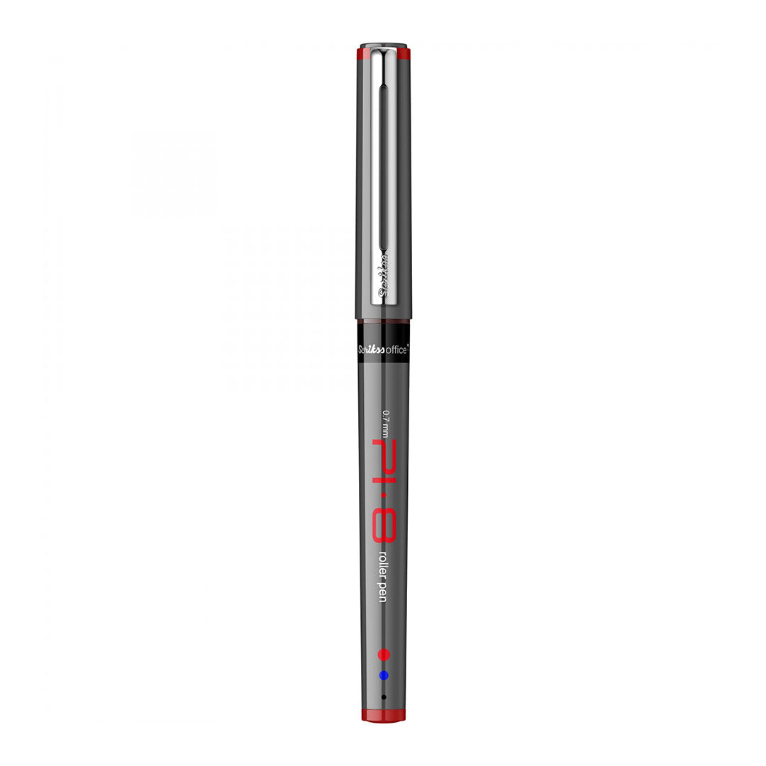 Scrikss PI-8 0.7mm Roller Pen | Red (12 PCS)