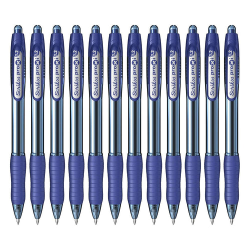 Scrikss | Proxi Series | Ball Point Pen | 12 Blue Barrel