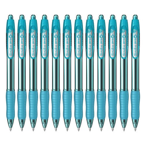 Scrikss | Proxi Series | Ball Point Pen | 12 Mint Sky Blue Barrel
