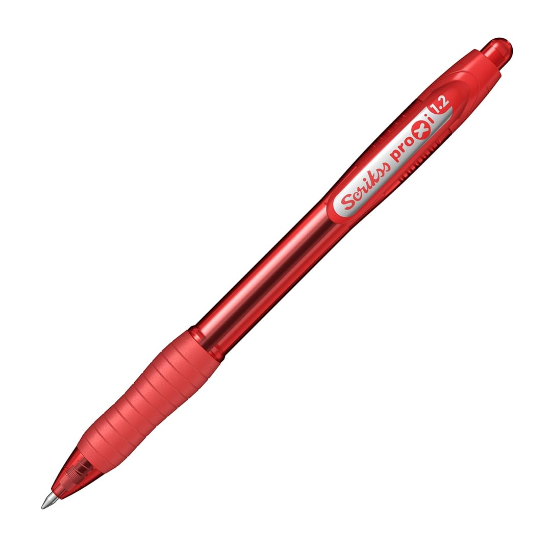 Scrikss | Proxi Series | Ball Point Pen | 12 Red Barrel